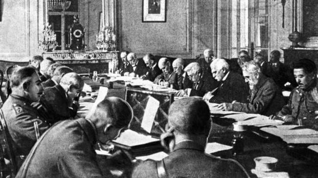 The Treaty of Versailles ended World War in June 1919. Picture: contributed