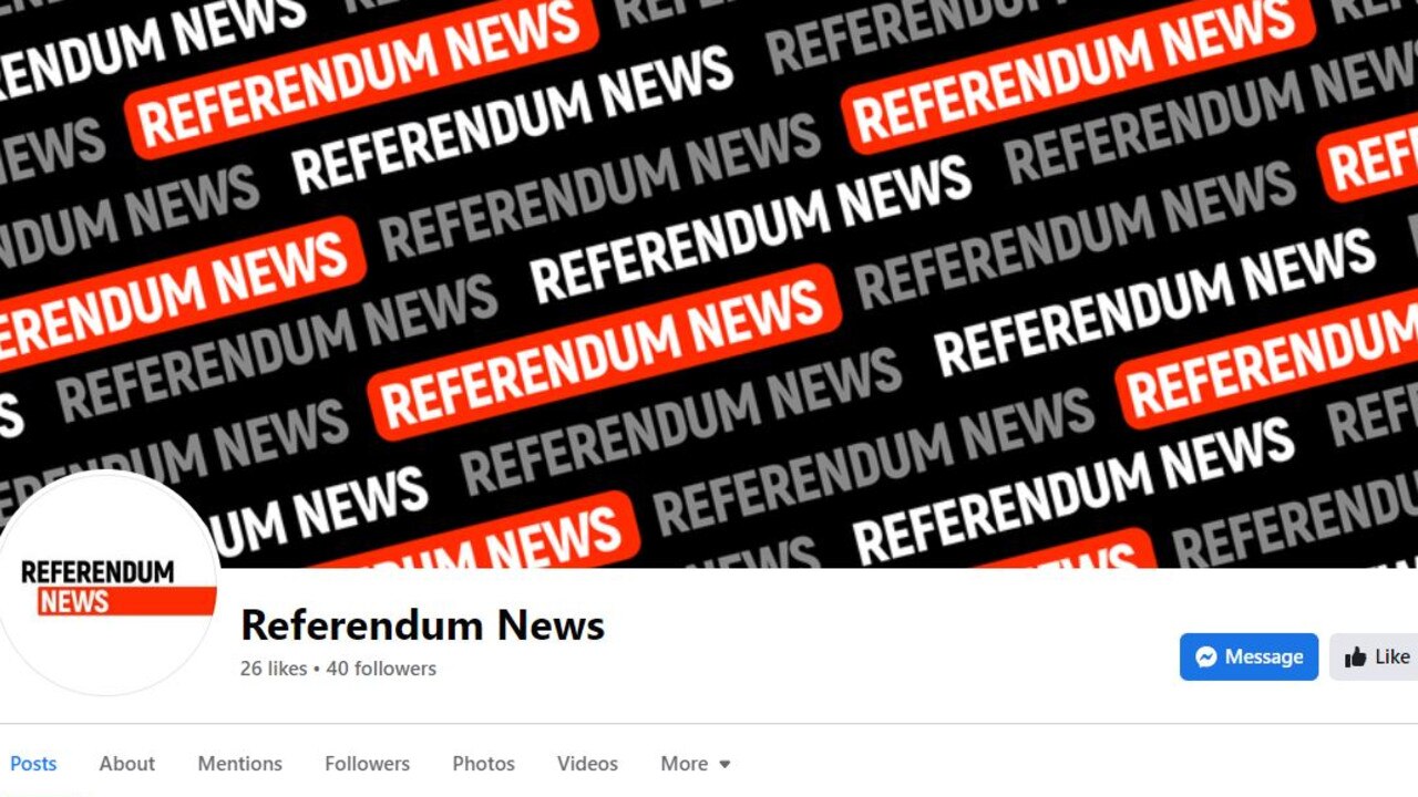 A spokesman said the Referendum News initiative ‘complements the federal government’s multimillion-dollar referendum awareness campaign’.