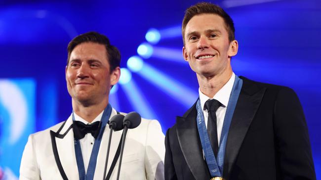 John Peers and Matt Ebden joined the Woodies as Olympic doubles champions. (Photo by Graham Denholm/Getty Images for Tennis Australia)