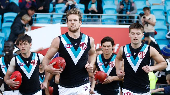 Tom Jonas has been left out Port Adelaide’s Round 12 side. Picture: Getty Images