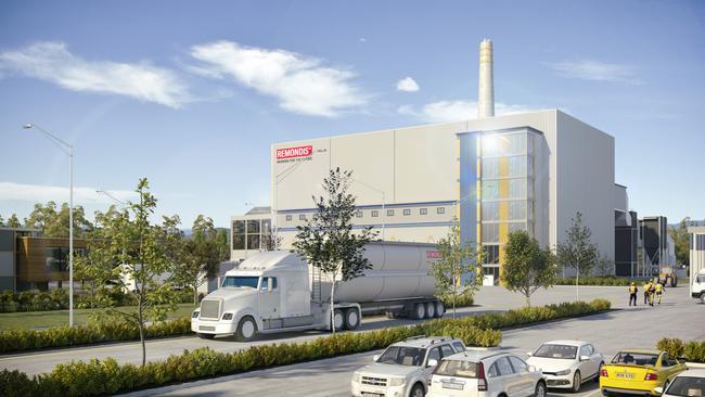 The $400 million incinerator planned for Swanbank is going through the approvals process.