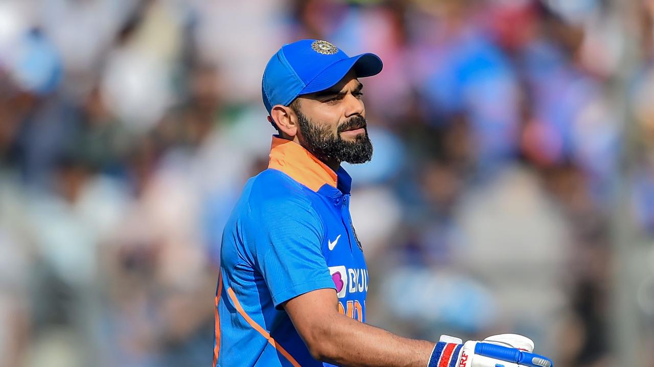 India's Virat Kohli was dismissed cheaply after coming in at number four.