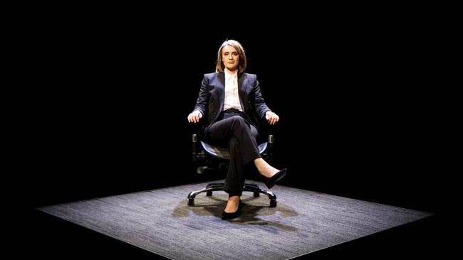 Sheridan Harbridge in Suzie Miller’s <i>Prima Facie</i> for Griffin Theatre Company. Picture: Brett Boardman.