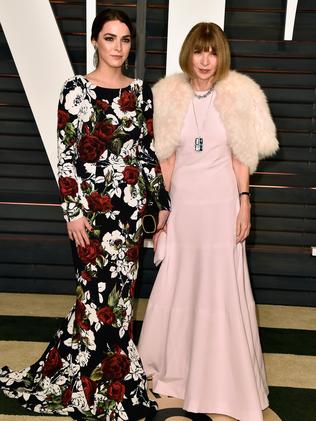 Bee Shaffer and Editor-in-Chief of Vogue Anna Wintour. Picture: Pascal Le Segretain