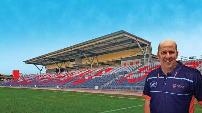 Rocky Sports Club's Gavin Shuker plans for Rocky Stadium.