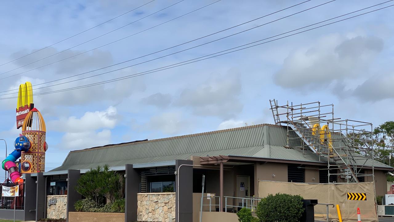 BUSINESS AS NORMAL: The Bundaberg West McDonald's restaurant is undergoing maintenance and repair work which is expected to be completed next month with opening hours to stay the same. Photo: Geordi Offord