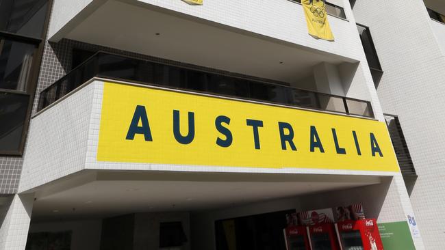 The Australian building at the Rio Athletes Village.