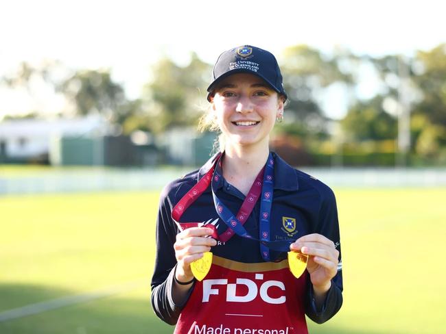 Jess Daldy was awarded the Melissa Bulow Medal for her 3-16 (four overs) bowling performance.