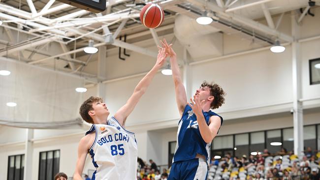 Gold Coast V Rochhamton Div 1Basketball QLD U18 State Championships 2024 grand finals.Sunday January 14, 2024. Picture, John Gass