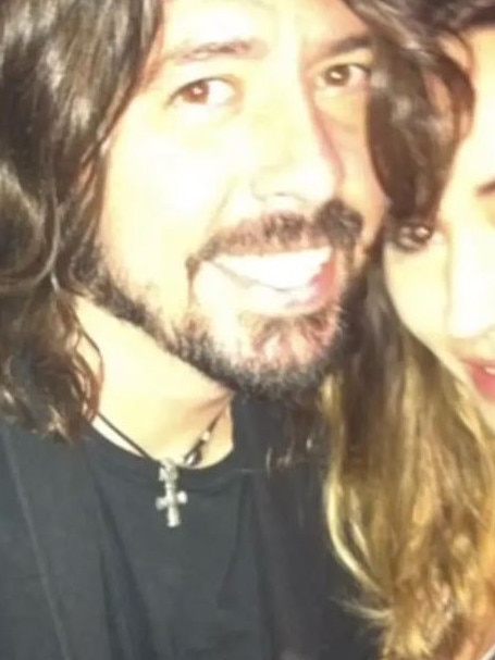 Dave Grohl is seen with alt porn star Annaliese Nielsen in this throwback photo. Picture: Instagram