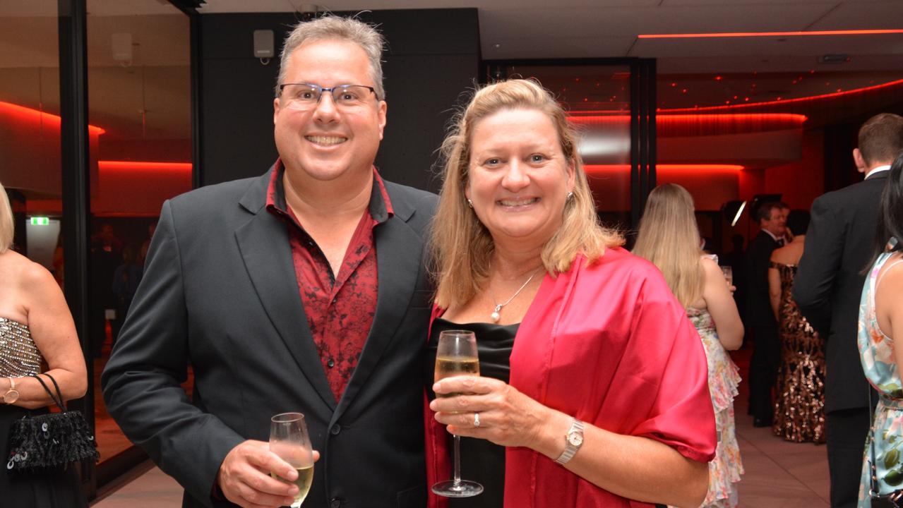The 2024 FNQ Salvos Champs Ruby Ball at Cairns Convention Centre: Michelle Taylor and Jason Semp. Picture: Bronwyn Farr