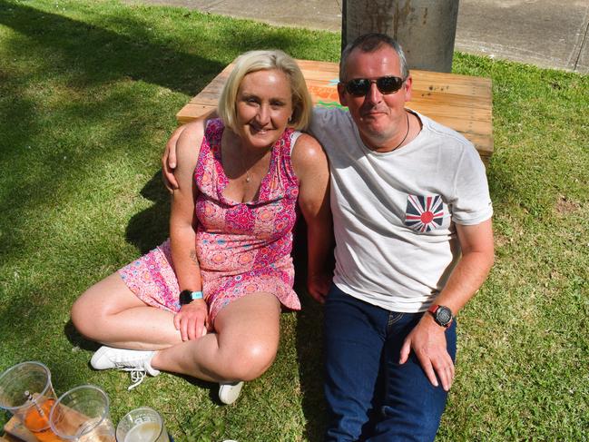 The Gippsland Beer Fest in Tinamba on Saturday, November 16, 2024: Michelle Van Aarde and Lee Cottam. Picture: Jack Colantuono