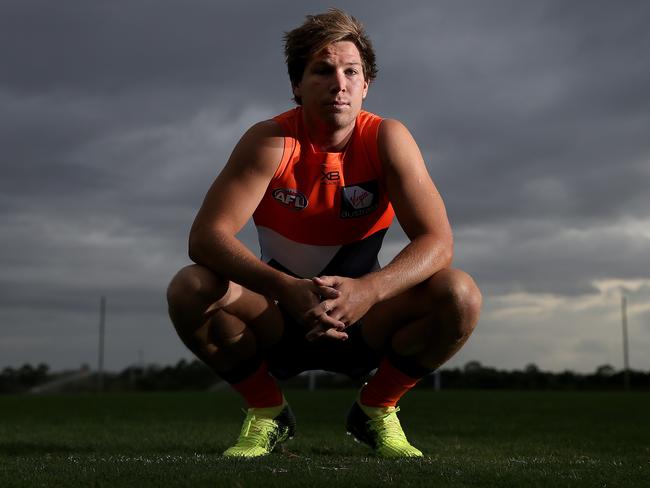 Giants star Toby Greene: “I didn’t play footy to get paid a lot of money, I just always loved it.” Picture: Toby Zerna