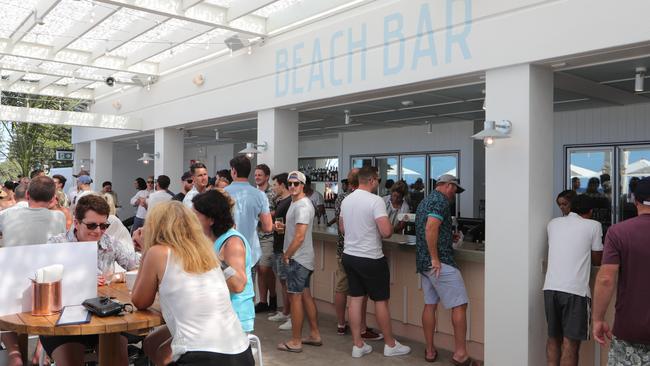 Burleigh Pavilion with a huge crowd on its first week of trading. Photo: Glenn Hampson