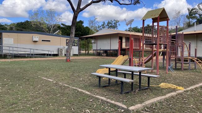 Bulman School's old playground, before it received upgrades.