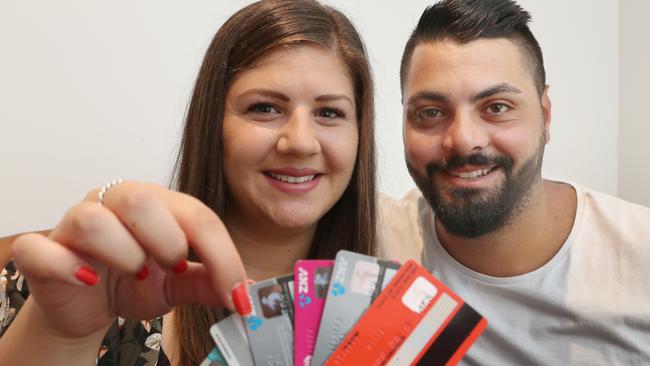 Lucy Petulla and Izzy Mehmet don’t rely on their credit card. Picture: David Crosling