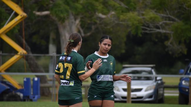 Premier Women’s rugby between Wests and Norths. Saturday April 1, 2023. Picture: Nick Tucker.