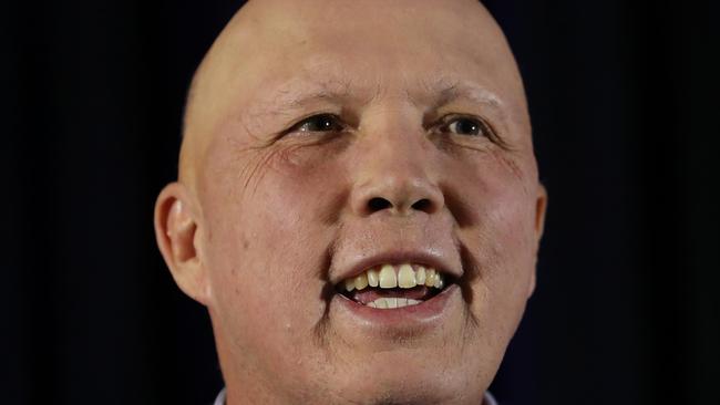 Federal Election 2022 seat of Dickson. Defence Minister and Federal Liberal member for Dickson, Peter Dutton arrives at his party in Brendale.  Picture: Zak Simmonds