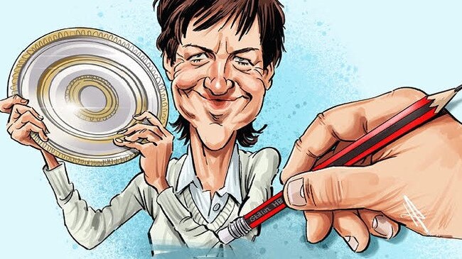 Triple M announcer Lawrence Mooney’s call that Margaret Court should be hounded from public life due to her anti-gay religious beliefs has overtones of the Stalin regime ‘erasing’ people from history, writes Tim Blair. Artwork: Tim Blair