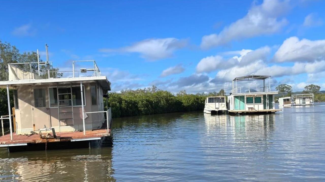 Houseboats on the Noosa River. Picture: Julie Filson