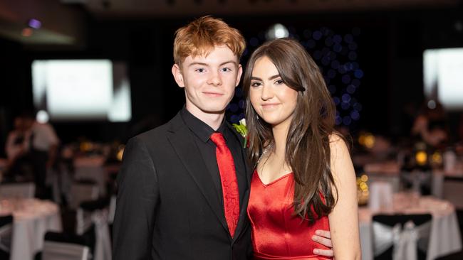 Will Taylor and Audrey Theobald at the St Hilda's year 12 formal. Photo: Celeste Humphrey