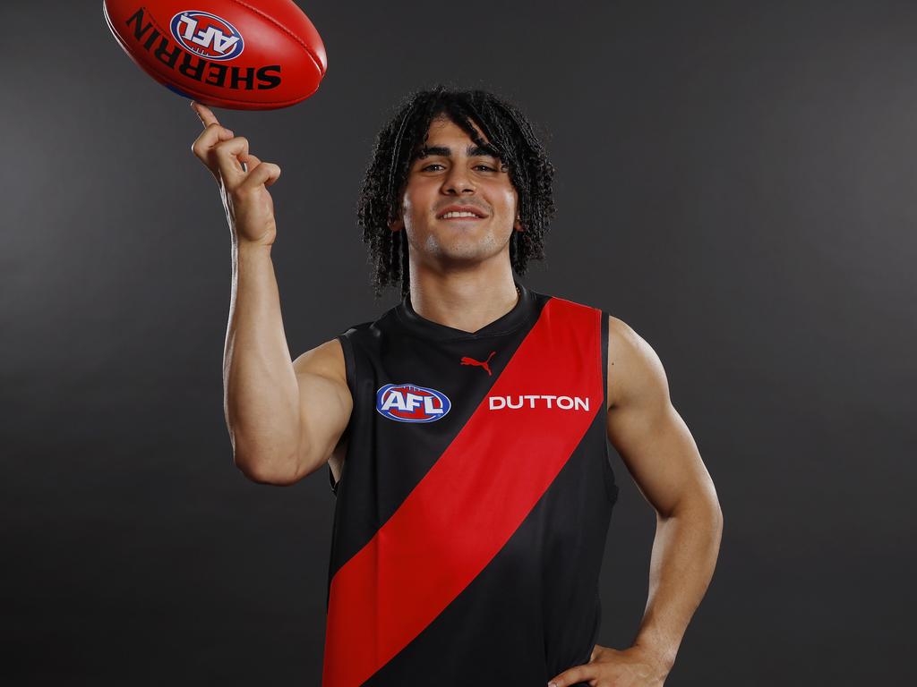 Isaac Kako is sure to bring plenty of excitement to Essendon’s forward line. Picture: Michael Klein