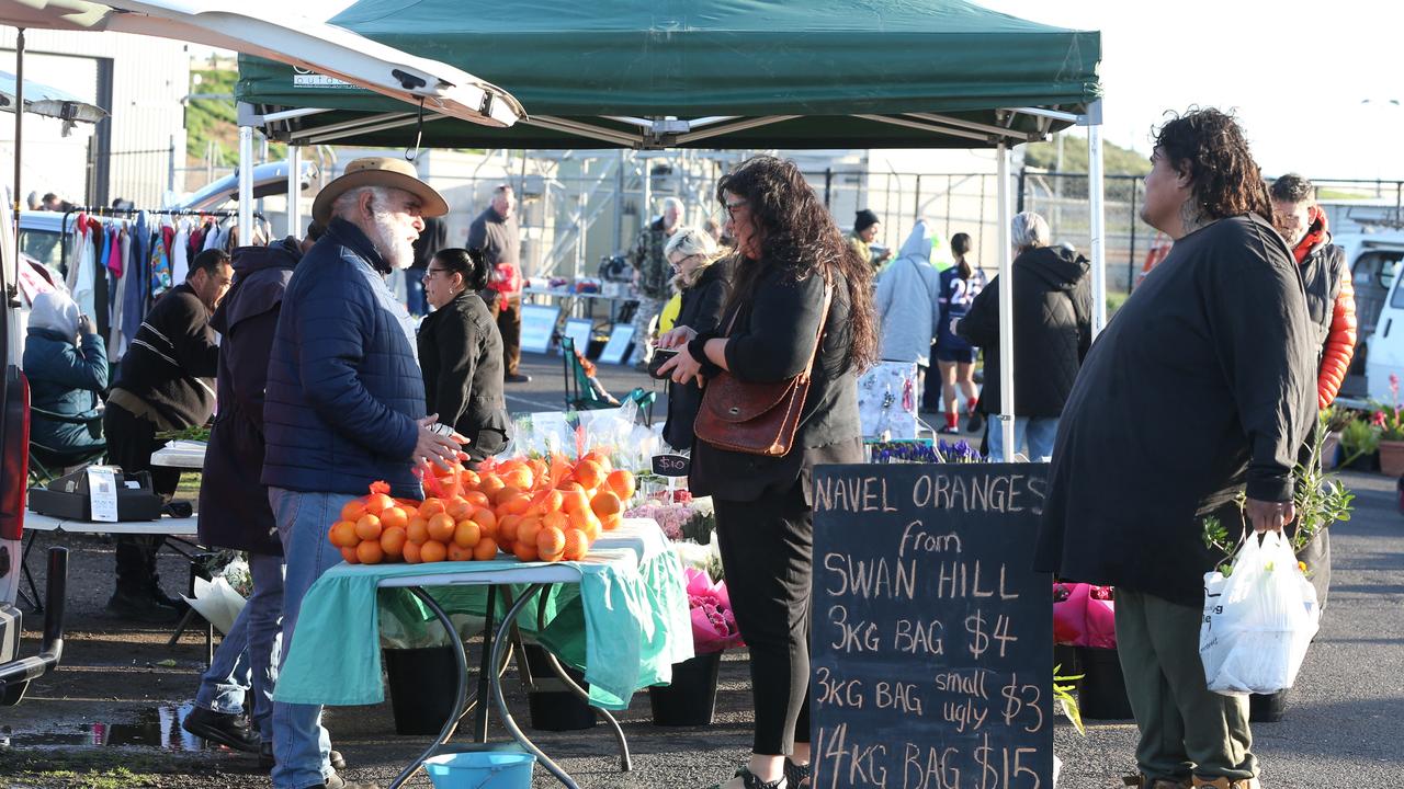 Beckley Park Market stallholders. Picture: Alan Barber