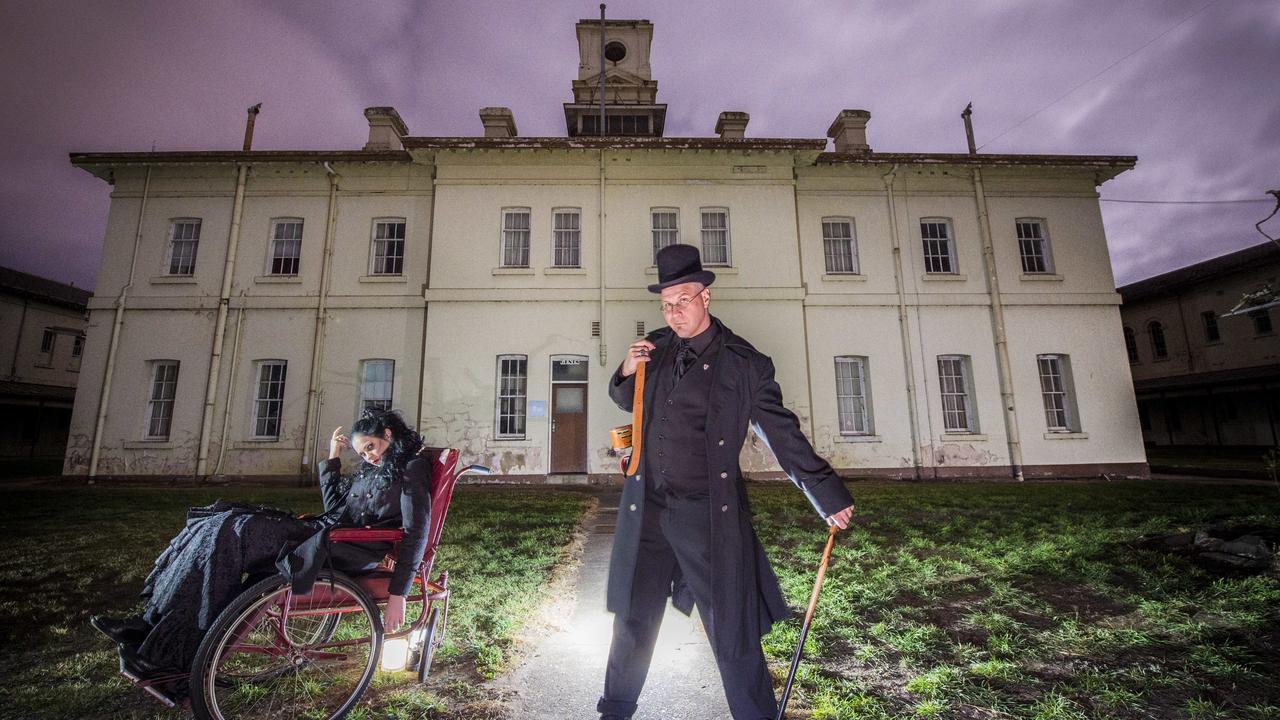 Eerie tours have been run at the former Ararat Asylum for years. Picture: Jason Edwards.