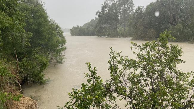 Bohle River behind Burdell, 1.20pm, February 1, 2025