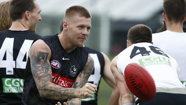 Jordan De Goey is set to feature against Richmond.