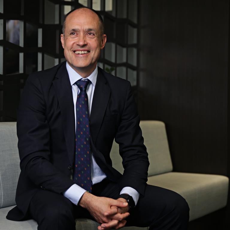 Vodafone CEO Iñaki Berroeta said Thursday’s 5G announcement was an “exciting occasion” for the company. Picture: Adam Yip