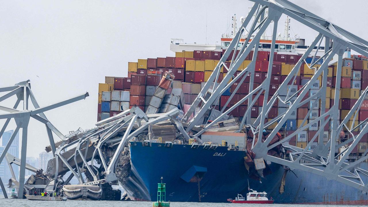 When the container ship Dali collided with the Francis Scott