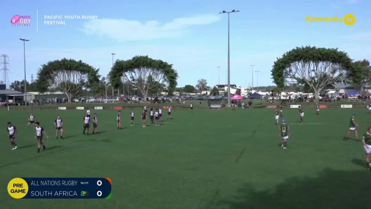 Replay: All Nations Rugby NT v Queensland South Africa (U16 boys) - 2024 Pacific Youth Rugby Festival Day 1