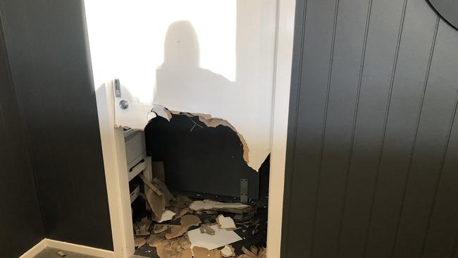 Fowles was questioned over the trashing of a Canberra hotel in 2019. Picture: @kelliesloane