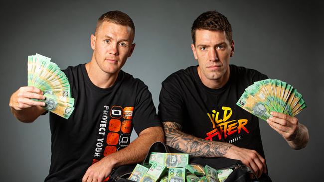 Boxing promoter Will Tomlinson is putting up $250,000 to tempt either Barry Hall or into fighting his boxer Jason Whateley. Picture: Mark Stewart.