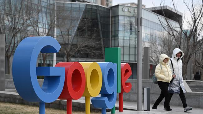 Google said it was reviewing recent court decisions and executive orders by President Trump aimed at curbing DEI in the government and federal contractors. Picture: Greg Baker/AFP