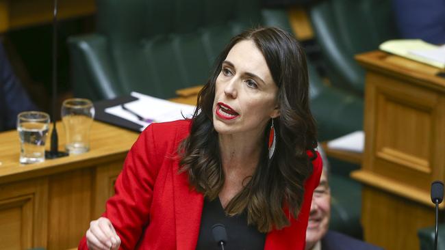 New Zealand Prime Minister Jacinda Ardern says Auckland will be back into lockdown after a family tested positive to COVID-19. Picture: Hagen Hopkins/Getty Images