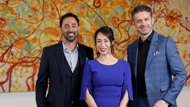 New Masterchef judges Andy Allen, Melissa Leong and Jock Zonfrillo. Picture: Damian Shaw