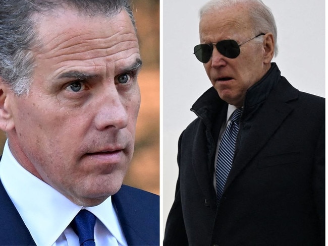 Hunter and Joe Biden. The President has granted his son a pardon.