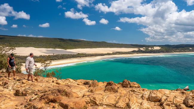 Indian Head on Fraser Island. Picture: TEQ