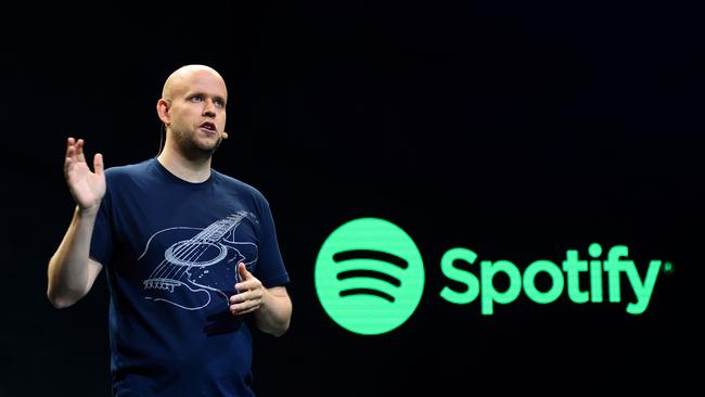 Daniel Ek, CEO of Spotify, has spoken out against cancel culture. Picture: AFP.