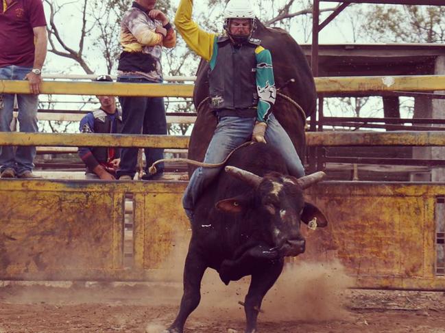 ‘You try and get into the rhythm with the bull it’s like a dance, you’re not trying to overpower it’. Picture: Contributed