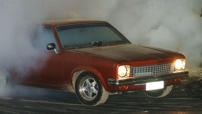 Huysman was caught doing burnouts in an industrial estate in Cranbourne West. Photo: Brett Wortman / generic