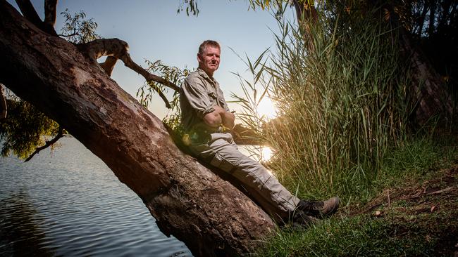 Renmark Irrigation Trust presiding member Humphrey Howie of Fat Goose Fruits, in Renmark. Picture: Matt Turner