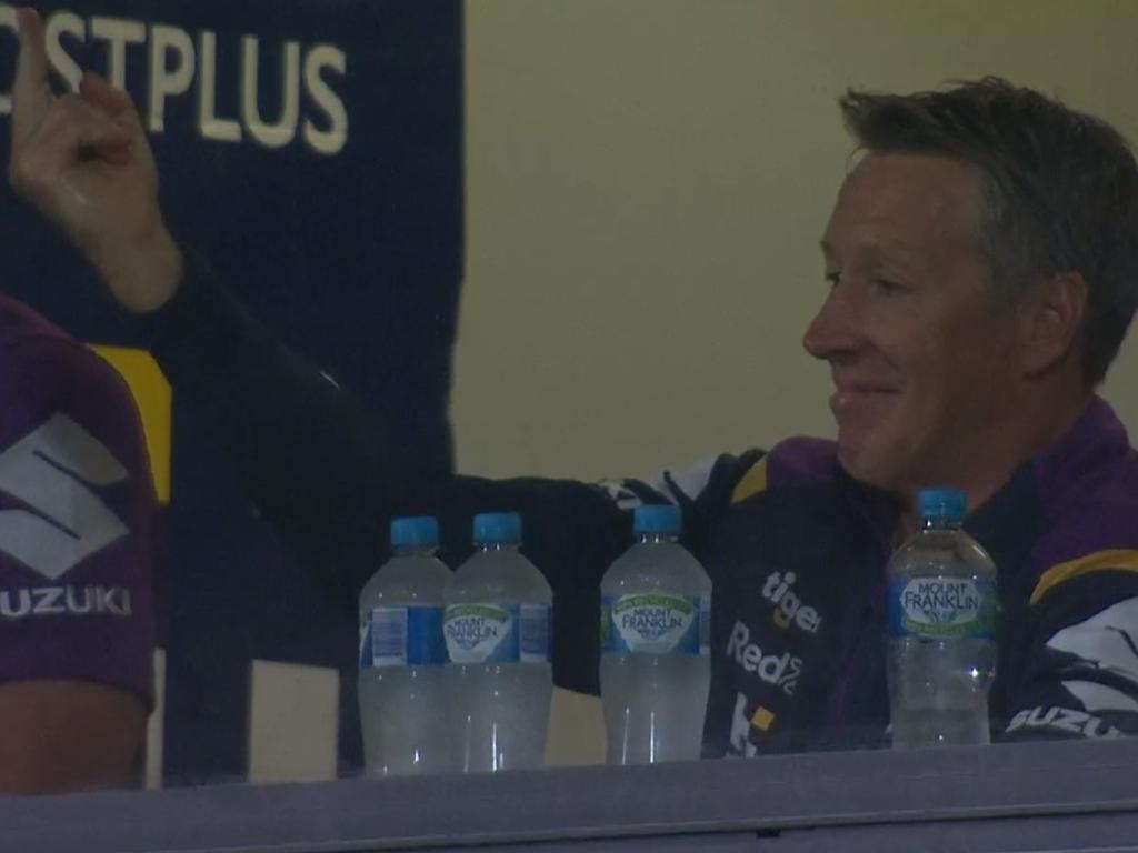 Craig Bellamy flips the bird