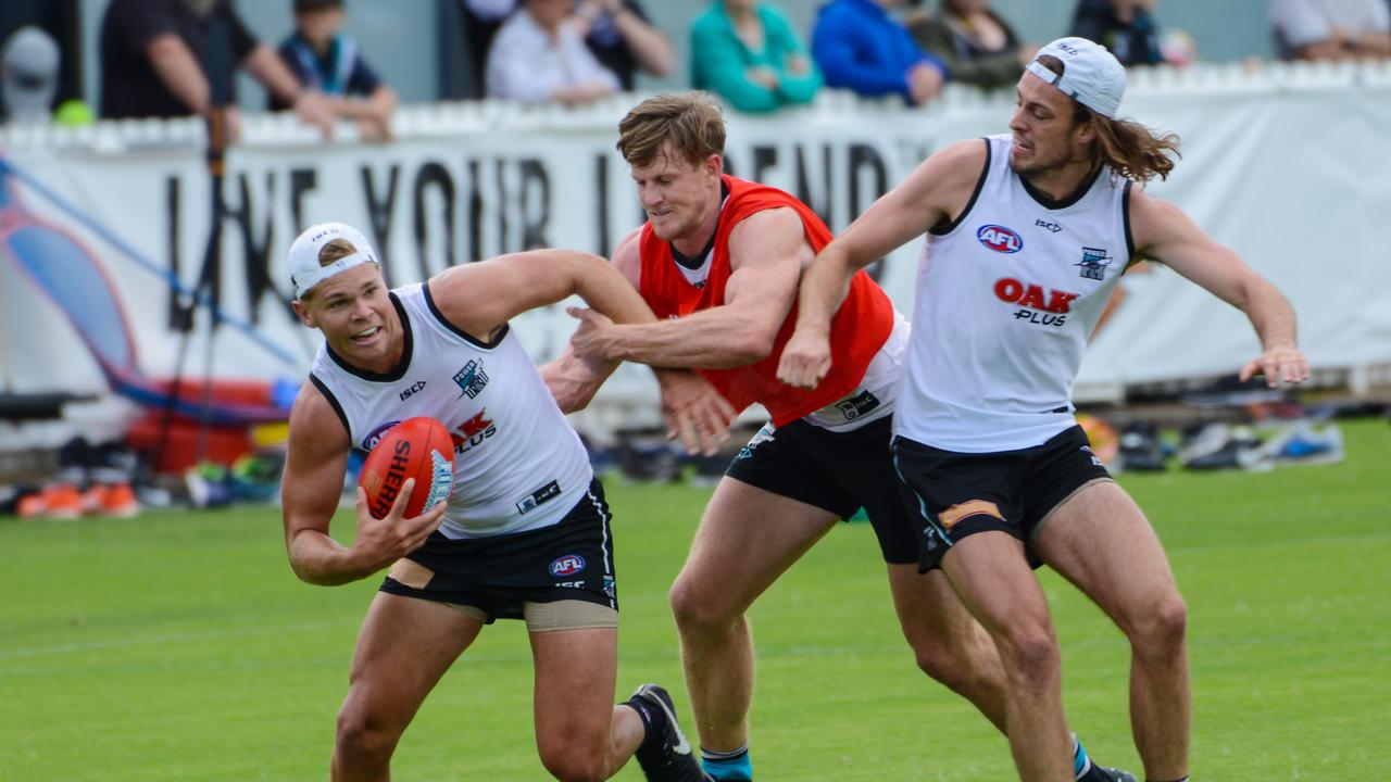 Port Power training at Alberton Oval.