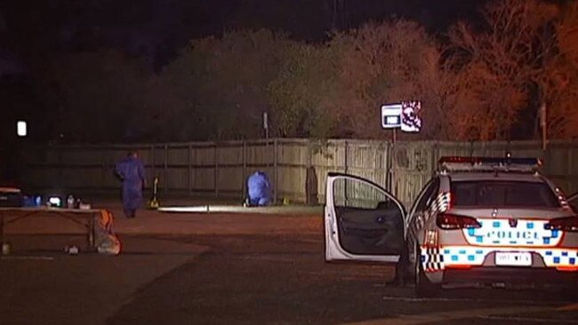 Police investigate the rape of a woman by Travis Alexander Manwarring. Credit: 7NEWS