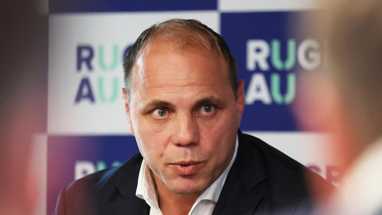 Rugby Australia boss Phil Waugh says the sport must become ‘fiscally responsible’. Picture: Matt King/Getty Images