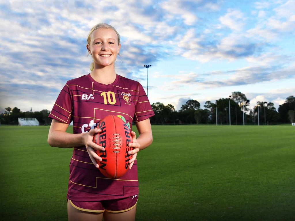 Rising Sunshine Coast Aussie rules talent Molly Ferguson. Picture: Patrick Woods.