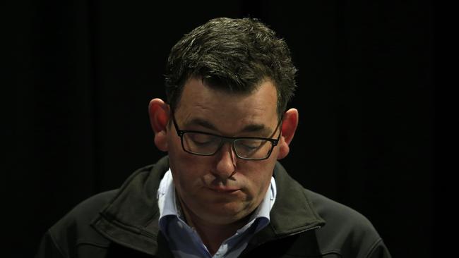 As the case numbers and death toll rise, so does the political pressure on Victorian Premier Daniel Andrews. Picture: Darrian Traynor/Getty Images)